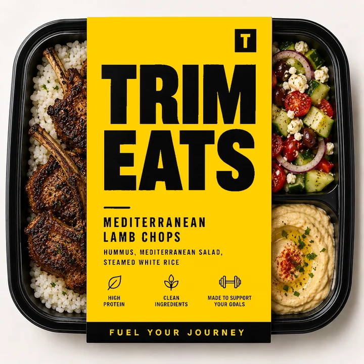 Mediterranean Lamb Chops — Trim Eats meal