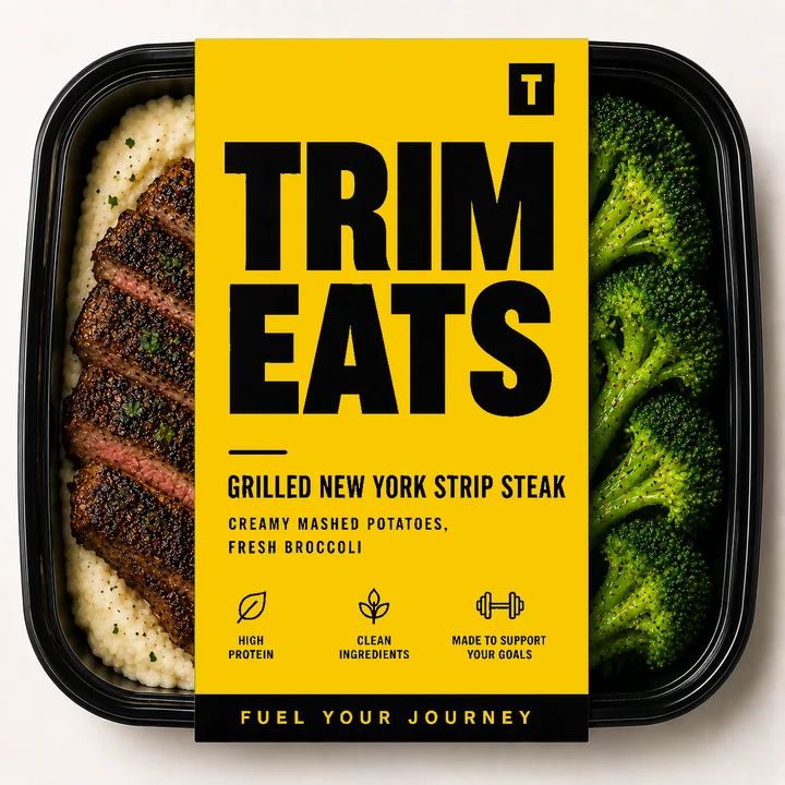 Grilled New York Strip Steak — Trim Eats meal